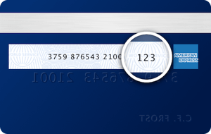 Three-digit card security code